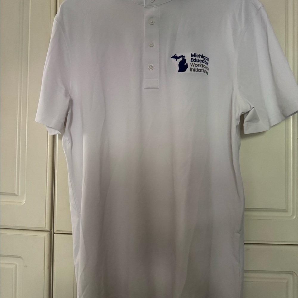 G/FORE White Performance Polo Shirt